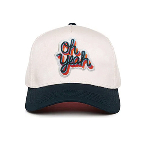 Gorra de béisbol deportiva de dos tonos para hombre y mujer con logotipo personalizado bordado liso de algodón de alta calidad al por mayor - Product Image 2