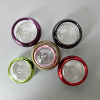 Pots en plastique multi-tailles avec couvercle à vis, pots d'échantillons cosmétiques vides pour crème pour les yeux