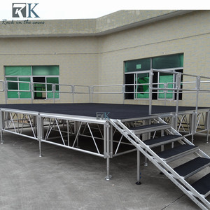 Aluminum <b>Frame</b> Structure 20x20ft Outdoor Concert Portable Stage Platform Stage Event Stage System - Product Image 1
