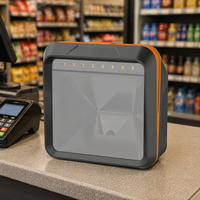 Escáneres de Códigos QR Manos Libres JINGXIN, USB HID, Puerto Serie Virtual USB HID, Escáneres de Códigos de Barras 2D con Cable para Punto de Venta, Escritorio, Supermercado