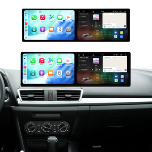 Foforfor Pantalla Interactiva Dual de 10.1 Pulgadas para <span class=keywords><strong>Mazda</strong></span> Axela/Mazda3 2014-2019 Android 15 Carplay, Radio Estéreo para Auto con GPS y DSP OEM - Product Image 1