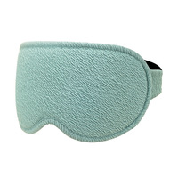 Masque de sommeil lesté 3D profilé avec ailes nasales creuses, zéro fuite de lumière, en mousse à mémoire de forme, portable, cadeau d'entreprise, cache-yeux de voyage
