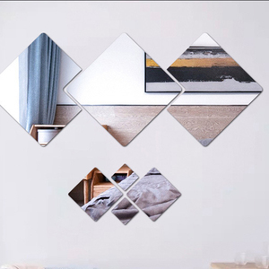 I168 gương Sticker DIY mềm gương tường Pet phản chiếu mềm tự dính tấm gương - Product Image 4