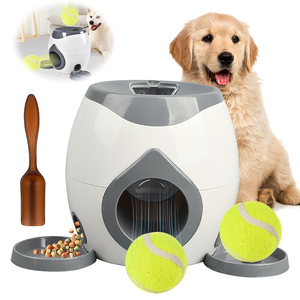 Lanciatore di Palline per Cani con Premio Alimentare, Nuova Macchina Lanciapalline da Tennis Interattiva per Animali Domestici - Product Image 1