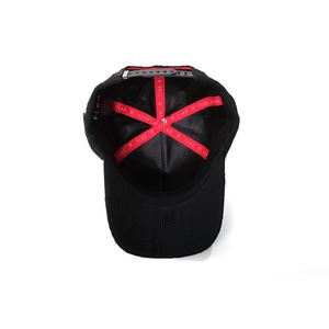 Wholesale High Quality Custom 5 Panel Cap 3D Embroidery With Metal <b>Pins</b> Suede Curved Brim Satin Lined Baseball <b>Hat</b> Rico Caps - Product Image 6