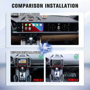 Système Android 12,3 pouces, autoradio double pour voiture pour 2010-2017, CarPlay sans fil, navigation GPS, DSP, 8 Go + 128 Go, cadre 6 couleurs - Product Image 2