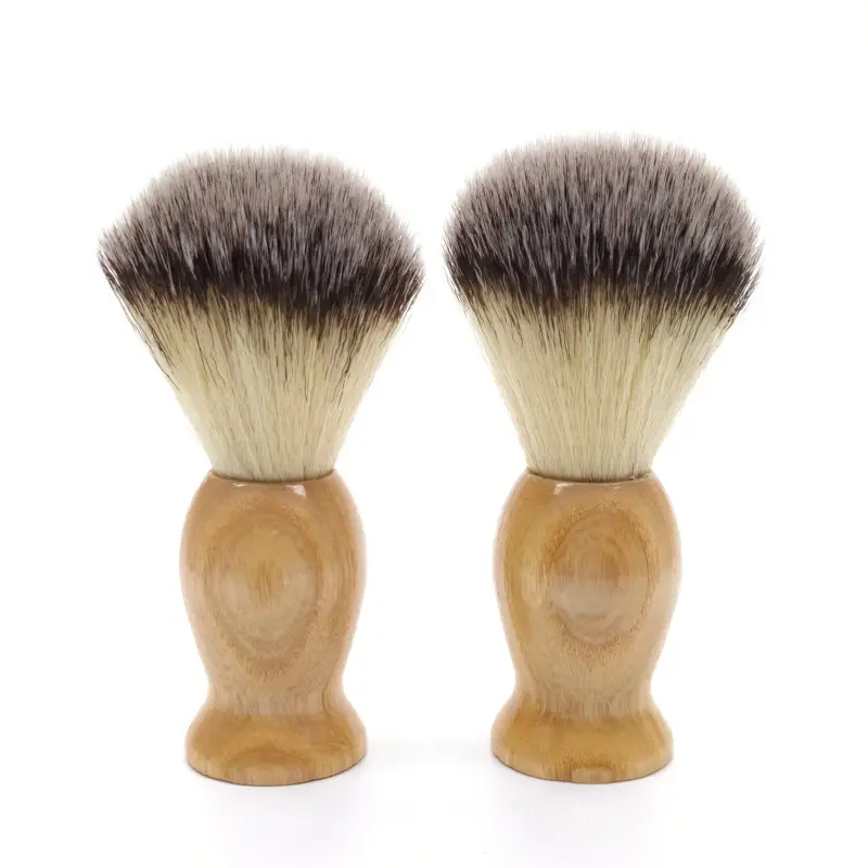 Golden Supplier 100% Badger Bristles Men Care Shaving Cleaning Beard Brush Shaving Foam Brush