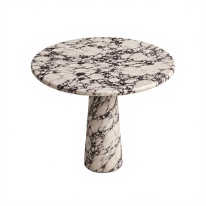 High-end modern 4-seater rectangle <b>dining</b> <b>table</b> Marble top solid <b>wood</b> <b>dining</b> <b>table</b> - Product Image 1