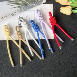 Cordoncino <span class=keywords><strong>in</strong></span> <span class=keywords><strong>Pelle</strong></span> PU Intrecciato Fai-da-Te 45cm Cinturino Regolabile per Collane Bohémien Braccialetti Charm per Borse Materiali per Artigianato - Product Image 2