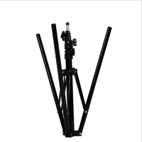 HQ-18N Anneau lumineux pour maquillage vidéo de 18 pouces (45 cm), anneau lumineux pour selfie, vlog, photographie, kits d'éclairage vidéo avec télécommande + trépied de 2 m