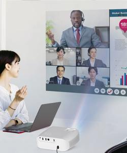 Vivibright f10up Máy chiếu không dây di động máy chiếu thông minh cho điện thoại di động wifi Hệ thống rạp hát tại nhà máy chiếu Video - Product Image 3