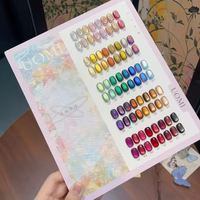 Offre Spéciale : Kit de Vernis à Ongles Gel Effet Œil de Chat 40 Couleurs – Palette de Couleurs Gel UV/LED Scintillante Aurore de Luxe à Dissoudre