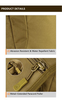 Sac de sport tactique personnalisé multi-couleurs 600D 25L imperméable Molle, sac à dos tactique camouflage léger unisexe