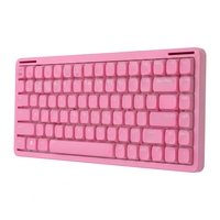 Clavier mécanique filaire à profil bas rétroéclairé par LED 84 touches, anti-ghosting, logo personnalisable, USB 2.0 Plug&Play, Kailh, Nouveau