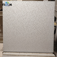 Panneau de plafond suspendu en laine minérale insonorisée haute densité pour bureau, compatible avec 1x40HQ, chargement mixte