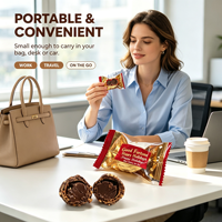 Boules de collagène au chocolat sans gluten, faciles à prendre, pour soutenir la santé des cheveux, directement de l'usine OEM
