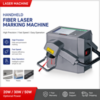Imprimante laser à écran tactile de 7 pouces avec logo, machine de marquage laser portable à fibre optique 20W pour supports métalliques, format graphique
