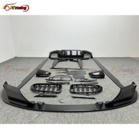 Body Kit Serat Karbon Kering Berkualitas Tinggi untuk BMW Seri 5 F90 M5 Interior Diffuser Depan Spoiler Belakang Side Skirt