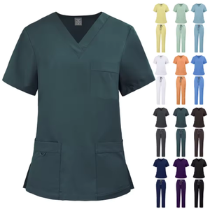 Uniformes OEM de salle d'opération d'hôpital personnalisés en usine, vêtements de <span class=keywords><strong>travail</strong></span> d'hiver et d'été pour infirmières et dentistes en médecine interne. - Product Image 3