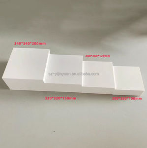Rak tampilan elegan untuk pesta pernikahan, rak alas meja kue pernikahan warna putih - Product Image 3