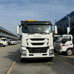 รถบรรทุกติดเครนไฮดรอลิกแบบพับได้ 5 แขน ขนาด 16 ตัน 8x4 จากโรงงาน - Product Image 2