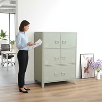 Armoire d'archives en acier, armoire de rangement pour entreprises et institutions, structure métallique, bonne performance anti-humidité