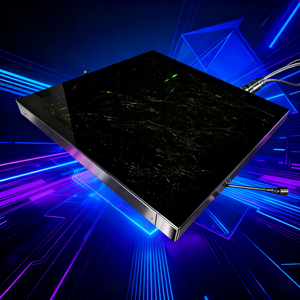 Tablero de pista de baile de inducción <span class=keywords><strong>LED</strong></span> dorado de 9W UNOXINE con control DMX512 RGBW IP55 para eventos de boda KTV - Product Image 2