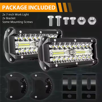 Barre de feux de travail à LED pour Toyota & Nissan Car New Condition 7 Inch Working Lamp with 40 LED White Light for Offroad Truck & Tractor