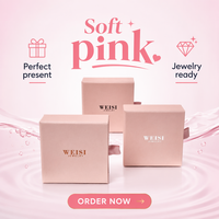 Boîtes cadeaux carrées légères et élégantes Talent Pink 9*9*3.5cm Modèle SW121 Service de fabrication d'échantillons disponible