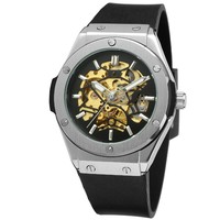 Jam Tangan Forsining Pria Logo Kustom Merek Tourbillon Otomatis Mekanik Jam Tangan Mewah Kecil Jam Tangan Mekanik untuk Pria