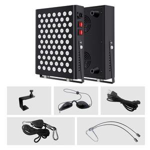 Panneau de luminothérapie rouge portable 72 LED Double longueur d'onde pour la maison Gym <span class=keywords><strong>Spa</strong></span> Bien-être 660nm 850nm Panneau de luminothérapie rouge demi-corps - Product Image 5