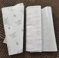 Papier d'emballage personnalisé avec logo, résistant à l'huile et de qualité alimentaire, vente en gros, pour les restaurants de hamburgers et de poulet frit