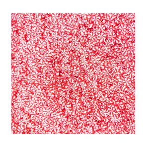 HUIHONG Rot Peppermint Polymer Ton Dessert Süßigkeiten Scheibe Weihnachten Streusel für Schleim oder DIY Handwerk
