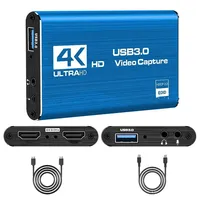 Tarjeta Capturadora de Video USB 3.0 de Alta Calidad 4K, 60fps, para HDTV, Dispositivo USB 3.0