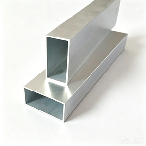 Tube carré/rond extrudé industriel 1050 en alliage d'aluminium 6061, tube creux 20x20 anodisé télescopique pour système de cubes - Product Image 4