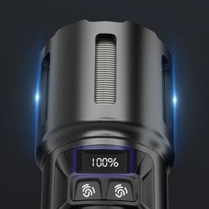 Yunmai Flashlight 30W LED Rechargeable Digital Display White Light Camping <b>Torch</b> - Product Image 3