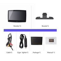 Lecteur vidéo TV universel pour siège arrière de voiture, écran d'appui-tête de voiture Android 12 pouces 4K IPS, moniteur pour siège arrière