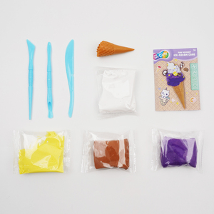 Pâte à <span class=keywords><strong>modeler</strong></span> à séchage à l'air entièrement personnalisable, souple et éducative, mini-desserts DIY pour le modelage, accessoire de jouets amusants, slime cristallin unique et amusant - Product Image 2