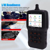 Lector de Códigos OBDII para Automóviles Eléctricos de Alta Calidad, Escáner con Pantalla a Color, Detector de Fallas, Herramienta de Diagnóstico en Inglés ELM327, 1 Año de Garantía