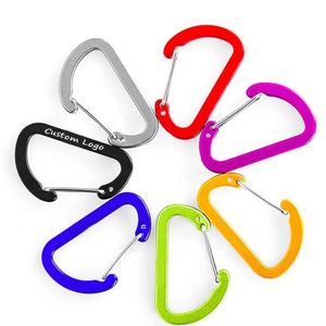 Porte-clés mousqueton personnalisé en métal pour voitures, mousquetons et porte-clés promotionnels, cadeaux publicitaires, porte-clés - Product Image 1