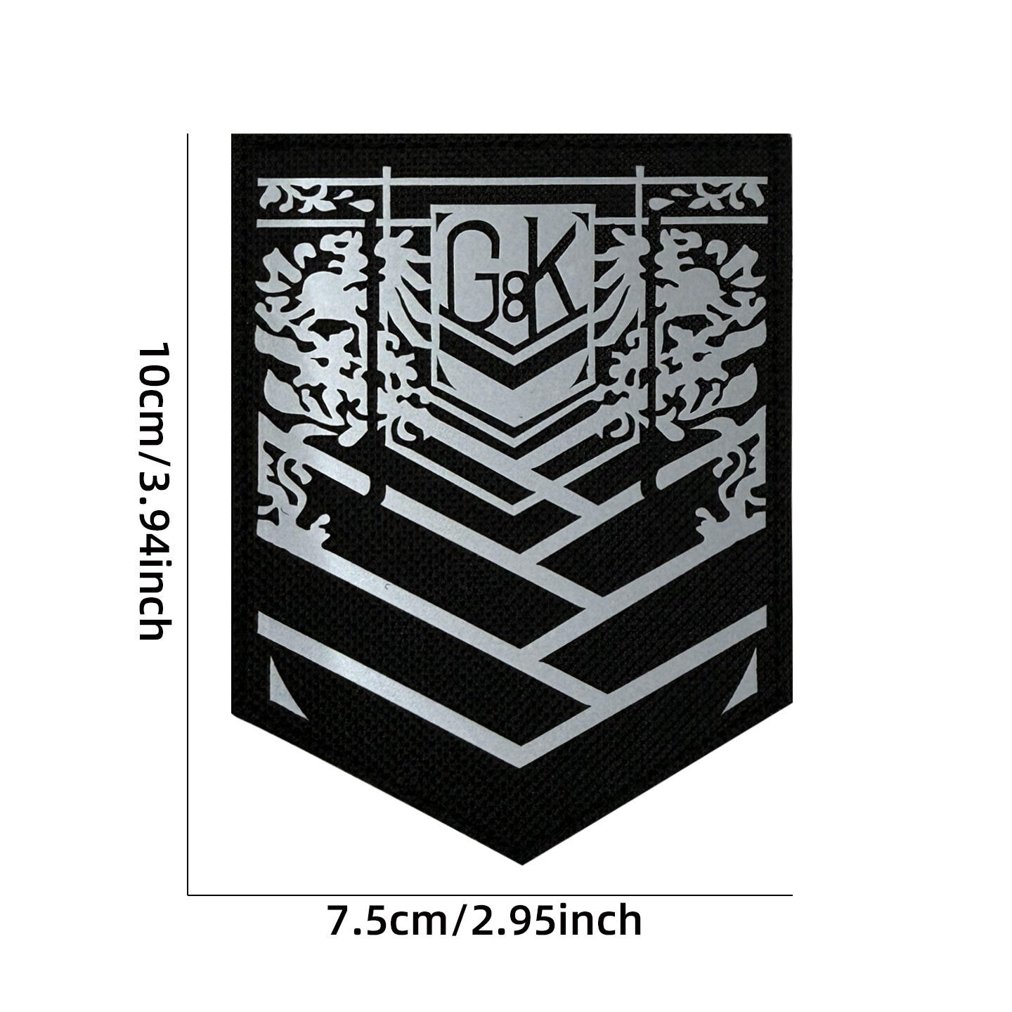 Bouclier noir/griffon