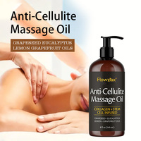 Huile de massage anti-cellulite raffermissante pour la peau aux cellules souches de collagène corporel, huiles essentielles pures à 100 %, marque privée OEM