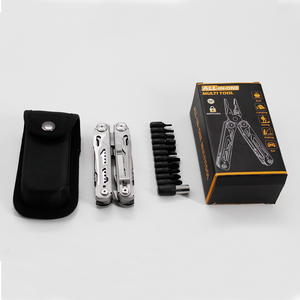 Hot Bán 16 Trong 1 Thép Không Gỉ Túi Đa-Chức Năng Đa-Công Cụ Với Bit Cho Cắm Trại Đi Bộ Đường Dài - Product Image 5