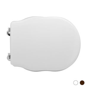 Asiento de Inodoro Ellade Forma 10 Nogal Oscuro 50.5 cm de Longitud para Hidra Vase - Product Image 1