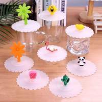 Sous-verres ronds en silicone isolants thermiquement, sous-verres souples en caoutchouc PVC imperméables pour la maison, le bar et la table