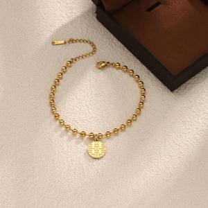 Kadınlar için kişiselleştirilmiş 18K altın paslanmaz çelik bilezik yüksek moda zarif paslanmaz çelik Charm dayanıklı Trendy - Product Image 6