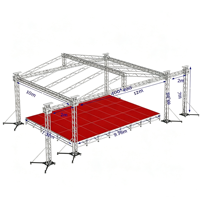 Système de treillis de scène en aluminium de haute qualité pour événements, treillis de scène pour concerts
