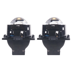SANVI Aftermarket Automotive P2 3 Inch matrix Bi Led <b>Projector</b> Lens Headlight 3.0 for Car Halogen Bulbs Replacement - Product Image 3