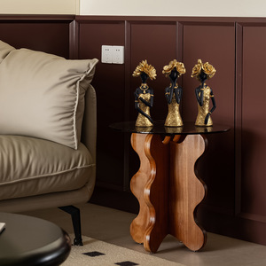 ชุดตุ๊กตาประดับตกแต่ง 3 ชิ้น สีทอง ลายสานเทียม ทำด้วยเรซิ่นสังเคราะห์ สำหรับตกแต่งโต๊ะในห้องนั่งเล่นหรือทางเข้าบ้าน - Product Image 4