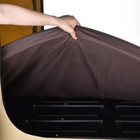 Tente de toit rigide WhisperGarden pour véhicule compact, 4 personnes, grande taille, premium, fond imperméable 2000-3000mm, montage rapide